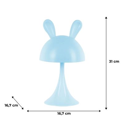 Нічник Kite Світильник LED з акумулятором Simple Bunny, блакитний (K25-317-1-3) | Зображення 5