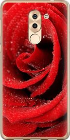 Чехол на Huawei Honor 6X Красная роза "529u-460-17620"