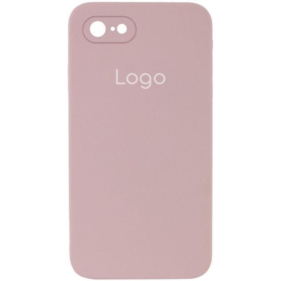 Чохол Silicone Case Square з повним захистом камери для iPhone 7/8/SE 2020 Колір 01.Mint