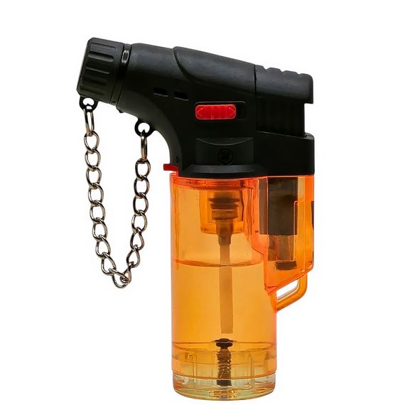 Зажигалка Горелка Газовая Маленькая Оранжевая