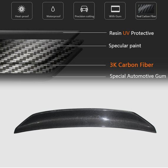 Спойлер (2012-2014, Карбон) для Ferrari F12 Berlinetta | Зображення 5