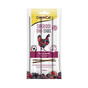 Ласощі для котів GimCat Superfood Duo-Sticks з куркою 3 шт