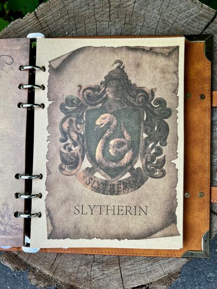 Блокнот Harry Potter “Hogwarts Binder” — магічний щоденник із кільцями, 4 факультети (A5) | Зображення 5