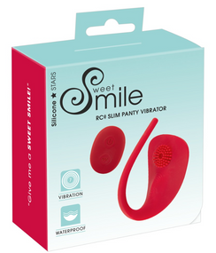 Анатомический вибратор RC Slim Panty Vibrator с 7 режимами вибрации Sex Aura