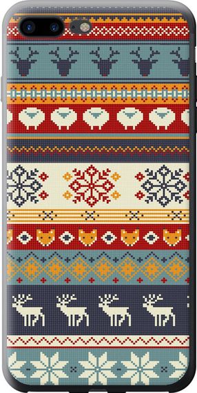 Чехол на iPhone 8 Plus Рождественский орнамент "3303u-1032-17620"