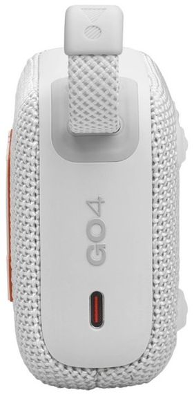 Портативна акустика JBL Go 4 White (JBLGO4WHT) | Зображення 4
