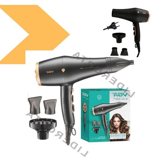 Професійний фен для волосся з 2 режимами швидкості XPRO V-462 (45869-V-462_738) | Зображення 3