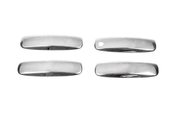 Накладки на ручки (4 шт, нерж) для Ауди A6 C6 2004-2011 рр | Зображення 1