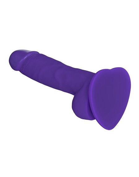 Реалистичный фаллоимитатор Strap-On-Me SOFT REALISTIC DILDO Violet - Size S | Зображення 1
