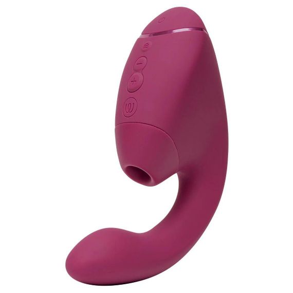 Подвійний вакуумний кліторальний стимулятор з вібрацією Womanizer Next Duo - Dusky Pink Sex Aura