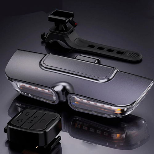 Задній габаритний велоліхтар з поворотами XA-817, дистанційний пульт, ЗП Type-C, АКБ CR2032 | Зображення 6