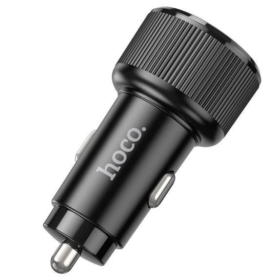 АЗП Hoco NZ14 Guerrero QC3.0 18W total 38W (2USB-A) Black | Зображення 6