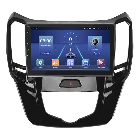 Штатная магнитола Lesko для Great Wall Hover M4 2012-2017 экран 10" 4/64Gb 4G Wi-Fi GPS Top