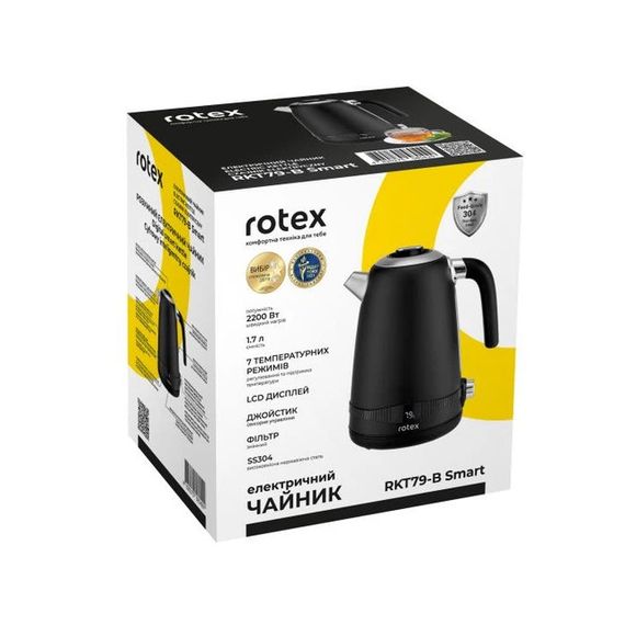 Электрочайник Rotex Smart RKT79-B 1.7 л черный | Зображення 8