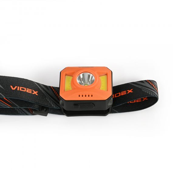 Налобний світлодіодний ліхтарик VIDEX VLF-H085-OR 400Lm 5000K | Зображення 3