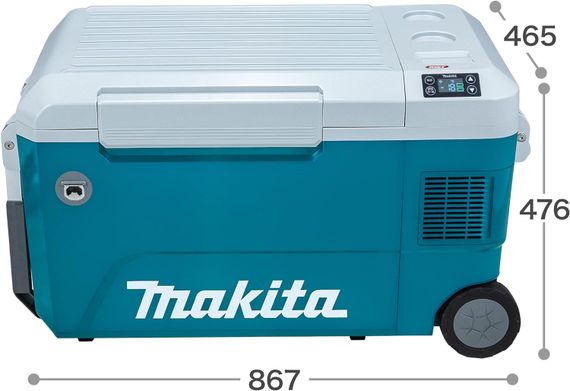 Холодильник-нагрівач акумуляторний Makita CW002GZ (50 л, XGT/LXT, 25.6 кг, без акумуляторів та зарядного пристрою) | Зображення 1