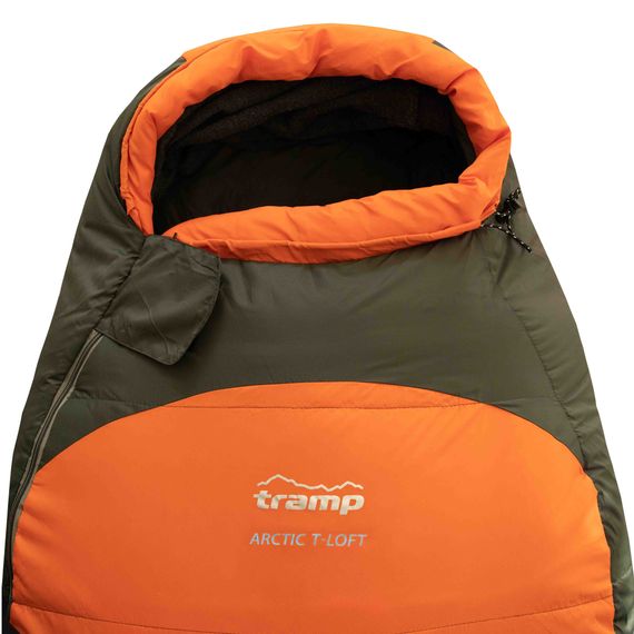 Спальний мішок Tramp Arctic Regular кокон правий orange/grey 200/80-50 UTRS-048R | Зображення 4