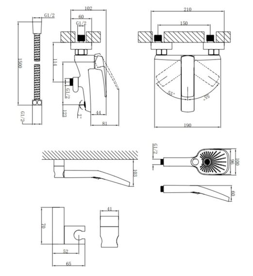 Змішувач для ванни Qtap Tern Chrome QTTER259CRM47586 | Зображення 4