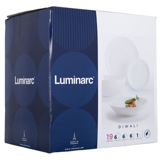 Столовый сервиз Luminarc Diwali V0361, 19 предметов, на 6 персон | Зображення 9