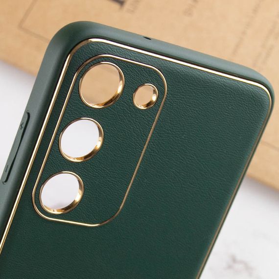 Шкіряний чохол Xshield для Samsung Galaxy S23 Зеленый / Army Green | Зображення 4
