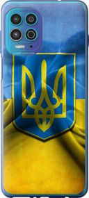 Чехол на Motorola G100 Флаг и герб Украины 1 "375u-2359-17620"
