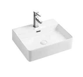 Раковина накладна Mixxus Premium Quadro-0201 з переливом (MP6478)