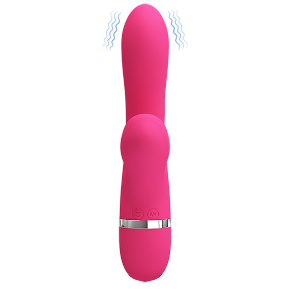 Вібратор-кролик для точки G PRETTY LOVE Willow з вакуумним стимулятором, 20.4 х 3.5 см Sex Aura | Зображення 2
