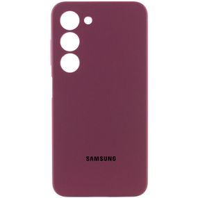 Чехол Silicone Cover Lakshmi Full Camera (AAA) для Samsung Galaxy A15 4G/5G / M15 5G Бордовый / Plum