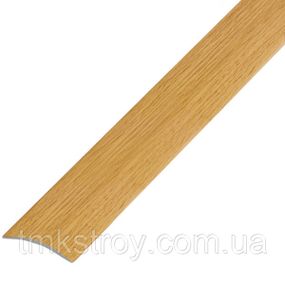 Пороговая планка разных цветов 50*3 мм полукруглая ламинированная 270, дуб