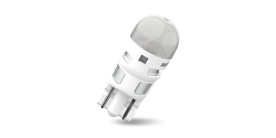 Комплект светодиодных ламп Philips 11961AU60X2 W5W (T10) LED Ultinon Pro6000 SI AMBER | Зображення 1