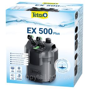 Зовнішній фільтр Tetra EX 500 Plus — 910 л/год для акваріумів до 100 л