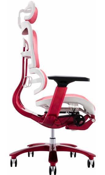 Кресло офисное GT RACER X-815L WHITERED | Зображення 5