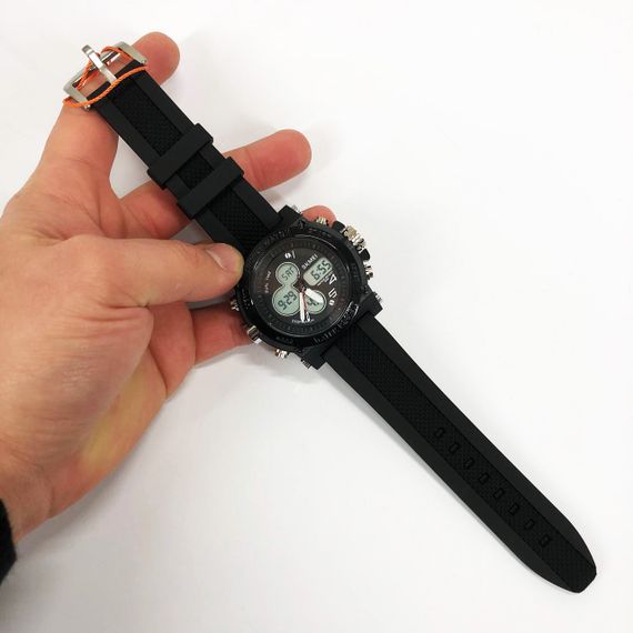 Новые командирские часы, Часы наручнные спортивные Мужские с пластиковым ремешком MY-37 | Зображення 7