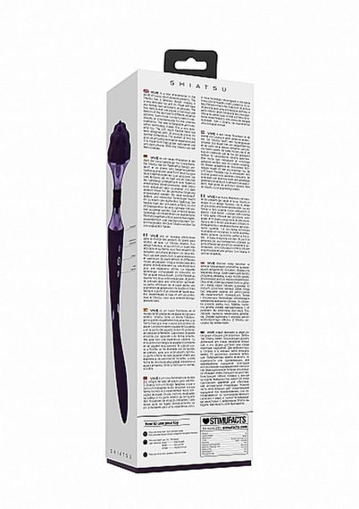 Універсальний вібромасажер Vive Shiatsu Double Bendable Massager Wand, фіолетовий | Зображення 6