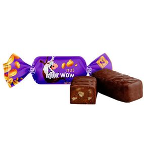 Цукерки глазуровані Milk Wow nut 1000 г (214239)