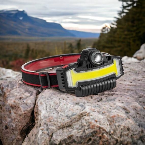 Налобний ліхтарик Bailong BL-W685-LTS+COB+RGB, 5 режимів, водостійкий, ударостійкий, USB WX-988 кабель Type-c