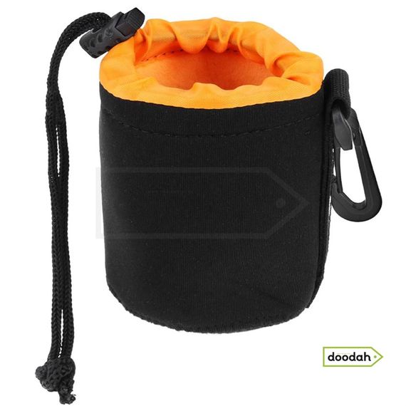 Чохол для об'ектива - Photolife Orange PR S: 70 мм x 100 мм (на затяжці та карабіні)