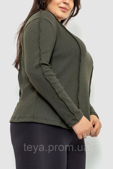 Лонгслів жіночий напівбатал колір хакі розмір XXL-XXXL FA_007496 | Зображення 2