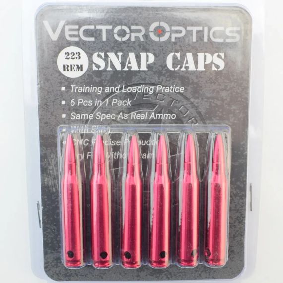 Фальш-патрон Vector Optics кал. 223 Rem 5,56x45 6 шт Фальшпатрон 5.56 Фальшпатрон 223