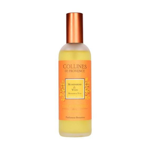 Mandarin & Yuzu (Мандарин и юдзу) интеьерные духи - спрей от Collines de Provence, 100 мл