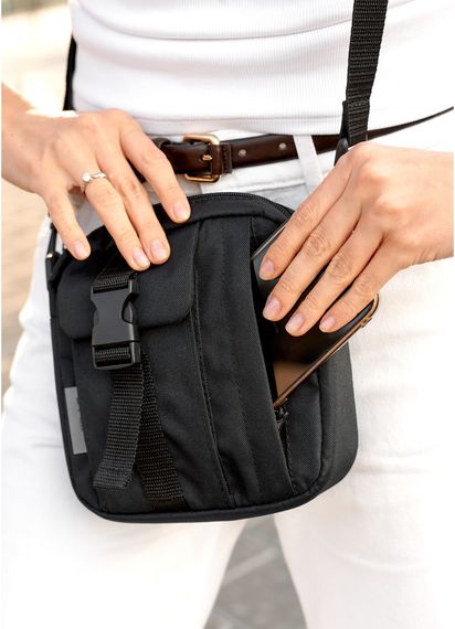 Сумка жіноча Sambag TEL Чорна 17 х 17 х 6 см (70151065) | Зображення 4