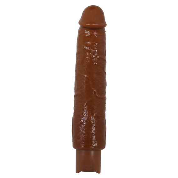 Реалістичний вібратор - Pretty Love Soren Realistic Vibrating Dildo Brown Sex Aura | Зображення 2