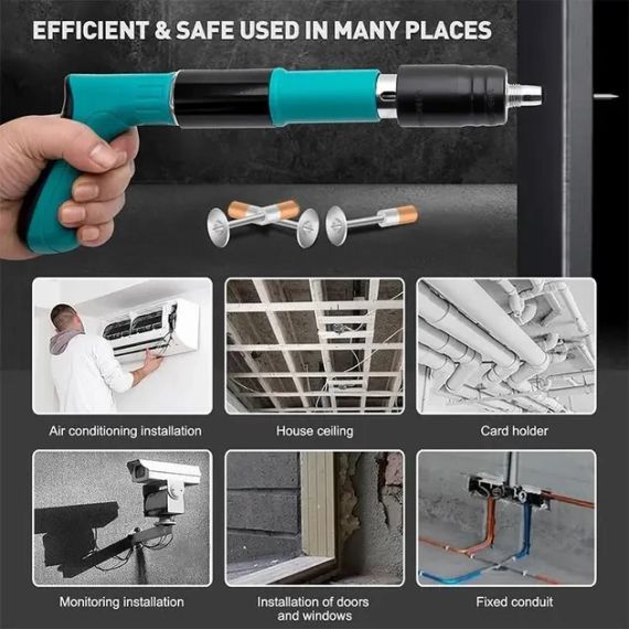 Ручной гвоздозабивной степлер пистолет в пластиковом кейсе The ceiling artifact AND-9 | Зображення 4