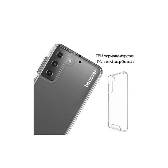 Чохол до мобільного телефона BeCover Space Case Samsung Galaxy S21 FE SM-G990 Transparancy (709354) | Зображення 2