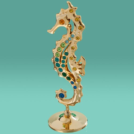 Декоративная фигурка со стразами Seahorse 9 см