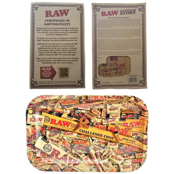 Поднос для самокруток металлический RAW Mix Small | Зображення 1