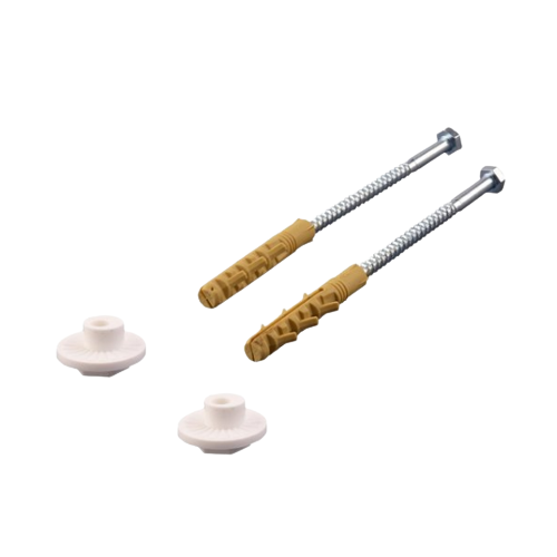 Кріплення унітазу до підлоги з декор.ковпачками і шурупами 6*100мм Waterstal