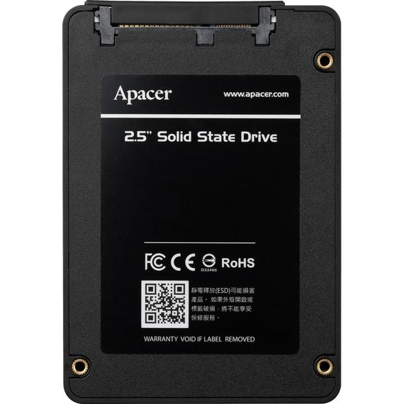 Накопичувач SSD 2.5" 480GB Apacer (AP480GAS340G) | Зображення 4
