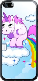 Чехол на iPhone SE Единорожка "3796u-214-17620"