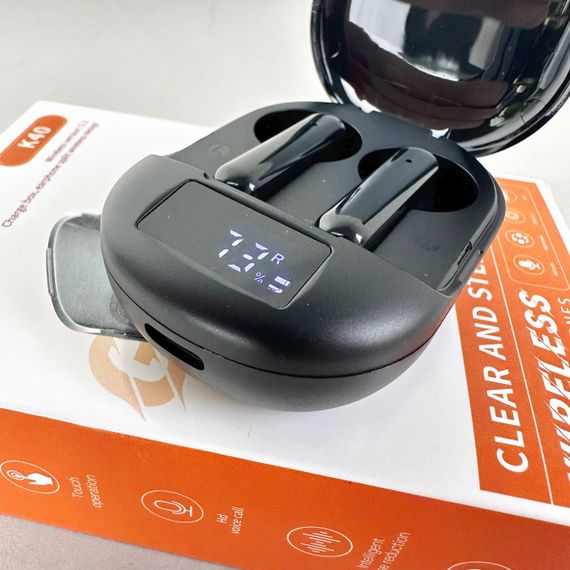 Бездротові навушники К40 series, EarBuds, Smart Case (Чорний) | Зображення 6